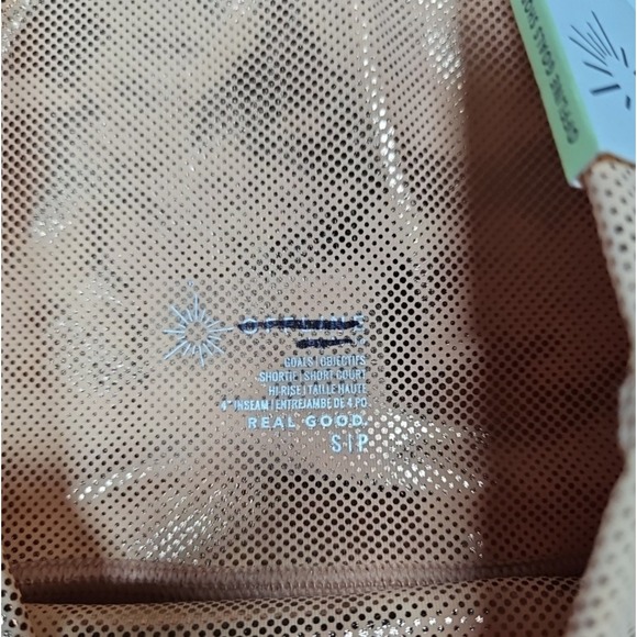 OFFLINE by Aerie Womens Real Me Metallic Orange Athletic Shorts Size Small NWT - Picture 4 of 9